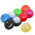 Blank Silicone Ice Tray Marker Ball Mould - 1 Oz., 3"D